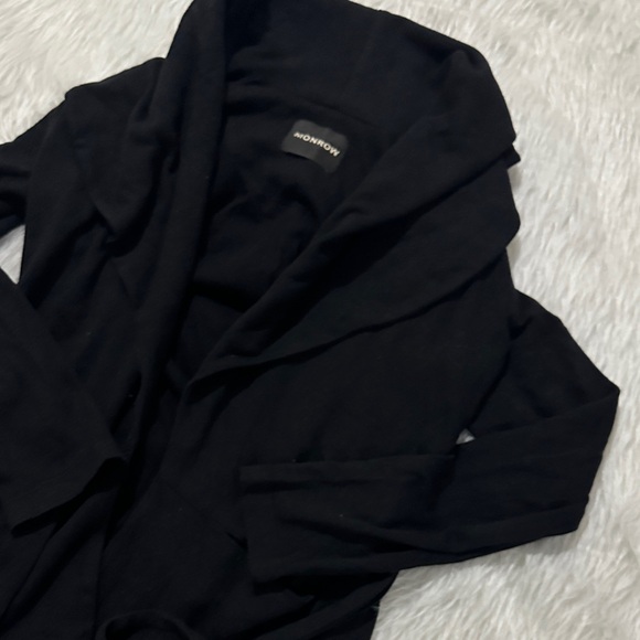 Anthropologie Classic Black Open Cardigan - Picture 3 of 7